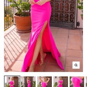 Elegant Pink Prom Dress